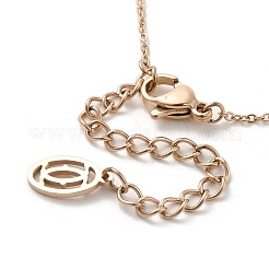 Natural Pearl Pendant Necklace with 304 Stainless Steel Chains&nbsp;NJEW-K255-03KCG