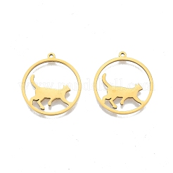 Ion Plating(IP) 201 Stainless Steel Pendants&nbsp;LS-STAS-N098-098LG