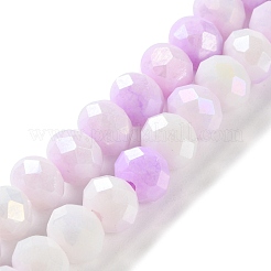 Electroplate Glass Beads Strands&nbsp;LAMP-S068-02Q