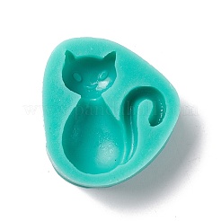 DIYキャットフードグレードのシリコンモールド  フォンダン型  チョコレート用  キャンディ  UVレジン＆エポキシレジン ハロウィンオーナメント作り  ランダム単色またはランダム混色  32.5x30x12mm  内径：30x25mm&nbsp;X-DIY-G057-B01