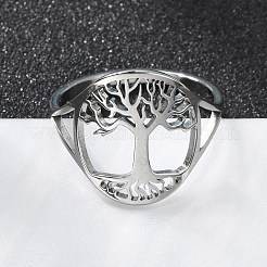 Non-Tarnish 304 Stainless Steel Rings&nbsp;RJEW-P080-03P