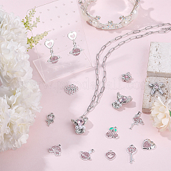 36Pcs 12 Styles Rack Plating Alloy Pendants&nbsp;FIND-SC0021-56
