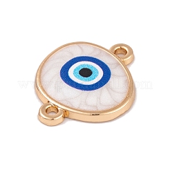 Alloy Blue Enamel Connector Charms&nbsp;ENAM-Z012-02D-G