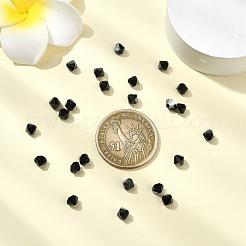 プレシオサ®クリスタルビーズ  チェコクリスタル  双円錐形(451 69 302 ロンデル)  23980 272 ヘマタイト  5mm  穴：1mm&nbsp;Y-PRC-BA5-23980-272