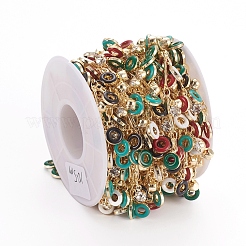 Handmade Brass Beaded Chains&nbsp;CHC-D026-01G