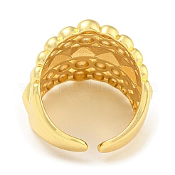 Rack Plating Brass Pyramid Open Cuff Rings&nbsp;RJEW-Q784-03G
