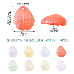 114Pcs Transparent Plastic Pendants&nbsp;KY-TA0001-56