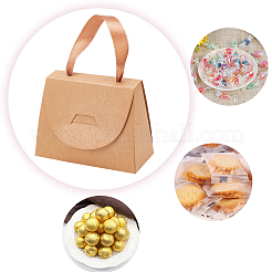 Foldable Kraft Paper Candy Gift Box&nbsp;CON-WH0094-24A