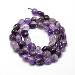 Natural Amethyst Nuggets Beads Strands&nbsp;X-G-J335-08