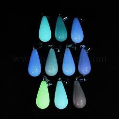 Synthetic Noctilucent Stone/Luminous Stone Pendants&nbsp;G-Z054-06A