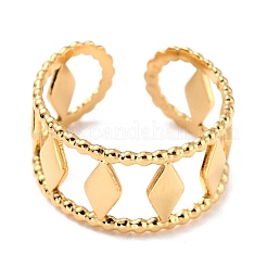Ion Plating(IP) 304 Stainless Steel Finger Rings&nbsp;RJEW-L102-13G