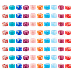 200Pcs 10 Colors Synthetic Imperial Jasper Dyed Beads&nbsp;G-TA0002-49