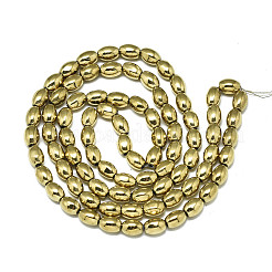 Electroplate Non-magnetic Synthetic Hematite Beads Strands&nbsp;G-S352-53A-01