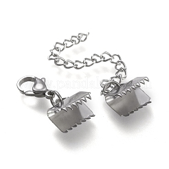 Tarnish Resistant 304 Stainless Steel Curb Chain Extender&nbsp;STAS-K195-21P-03