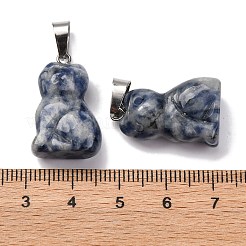 Natural Blue Spot Jasper Pendants&nbsp;G-B127-08P-02