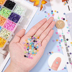 Handmade Polymer Clay Bead Strands&nbsp;CLAY-PH0001-19