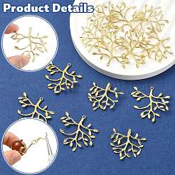 15Pcs 3 Styles Brass Pendants&nbsp;KK-CJ0005-82