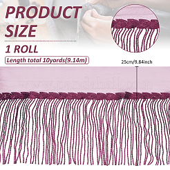 Sequin Tassel Trimming&nbsp;DIY-WH0430-536G