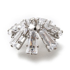 Brass Micro Pave Cubic Zirconia Pendant Bails&nbsp;LS-KK-Q035-01P