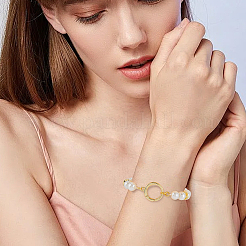 6Pcs Brass Spring Gate Rings&nbsp;KK-SC0006-40