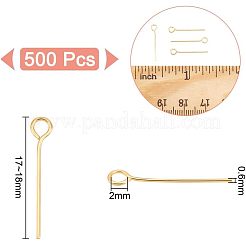 304ステンレススチールアイピン  ピアノ線9ピン  電気泳動黒  36x3x0.6mm  穴：1.6mm  36個/箱&nbsp;STAS-UN0013-29B