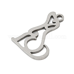 201 Stainless Steel Pendants&nbsp;STAS-F316-04P-01