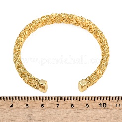 Brass Cuff Bangles for Women&nbsp;BJEW-C112-06G