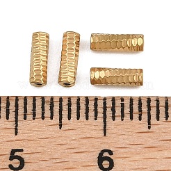 304ステンレスチューブビーズ  イオンプレーティング（ip）  ゴールドカラー  6x2mm  穴：0.5~1mm&nbsp;SA-CBA098D-08B-G