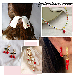 50Pcs 5 Styles Alloy Enamel Charms&nbsp;ENAM-PH0002-66