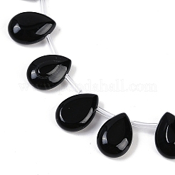 Natural Black Onyx(Dyed & Heated) Beads Strands&nbsp;G-B125-G01-01