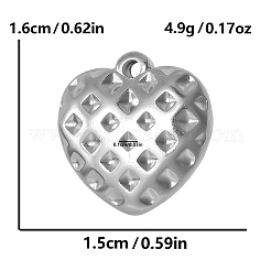 304 Stainless Steel Pendants Rhinestone Settings&nbsp;PW-WG577A8-01