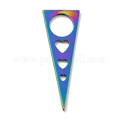 Ion Plating(IP) 201 Stainless Steel Pendants&nbsp;STAS-A066-11M