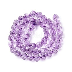 Crackle Transparent Glass Beads Strands&nbsp;GLAA-N068-02A-06