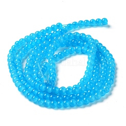 Baking Paint Imitation Jade Glass Round Bead Strands&nbsp;LS-DGLA-Q021-4mm-13