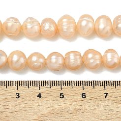 Natural Cultured Freshwater Pearl Beads Strands&nbsp;PEAR-L034-12E
