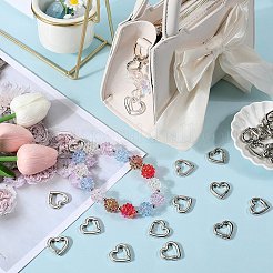 32Pcs Zinc Alloy Spring Gate Rings&nbsp;FIND-SC0012-71