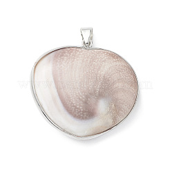 Natural Sea Shell Pendants&nbsp;SHEL-F005-02P
