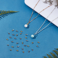 304ステンレススチールカップパールペグベイルピンペンダント120個  片穴パーツ用  ミックスカラー  6x3mm  穴：1.5~1.6mm  ピン：0.7mm&nbsp;STAS-ME0001-78
