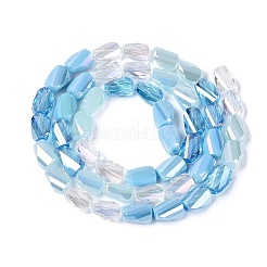 Electroplate Mixed Styles Glass Beads Strands&nbsp;EGLA-N022-10A-A05