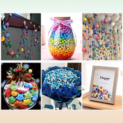 2 Bags 2 Styles Lucky Star Origami Paper&nbsp;DIY-TA0009-55