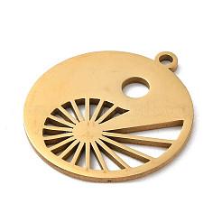 201 Stainless Steel Pendants&nbsp;STAS-D041-07G