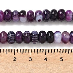 Natural Banded Agate Beads Strands&nbsp;G-F790-I01-01O