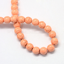 Synthetic Turquoise Bead Strands&nbsp;TURQ-S284-8mm-B04