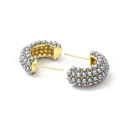 Gainsboro Plastic Pearl Beaded Stud Earrings&nbsp;EJEW-L270-012B-G-1