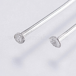 変色しにくい304ステンレススチール製フラットヘッドピン  ステンレス鋼色  40x0.5mm  ヘッド：1.5mm&nbsp;X-STAS-F146-01P-40mm