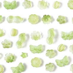 120Pcs 8 Styles Transparent Glass Beads&nbsp;DGLA-FS0001-17