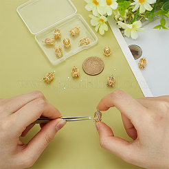 12Pcs Brass Connector Rhinestone Settings&nbsp;KK-PH0010-47