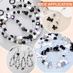 150G Opaque & Transparent Acrylic Beads&nbsp;OACR-ME0001-05