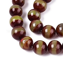 Tibetan Style dZi Agate Beads Strands&nbsp;G-N357-04A-01