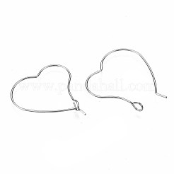 304 Stainless Steel Hoop Earring Findings&nbsp;X-STAS-S117-010B-01